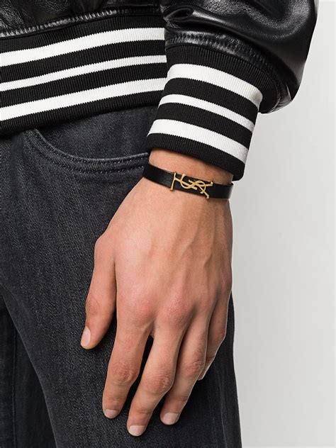 ysl bracelet homme|farfetch saint laurent bracelet.